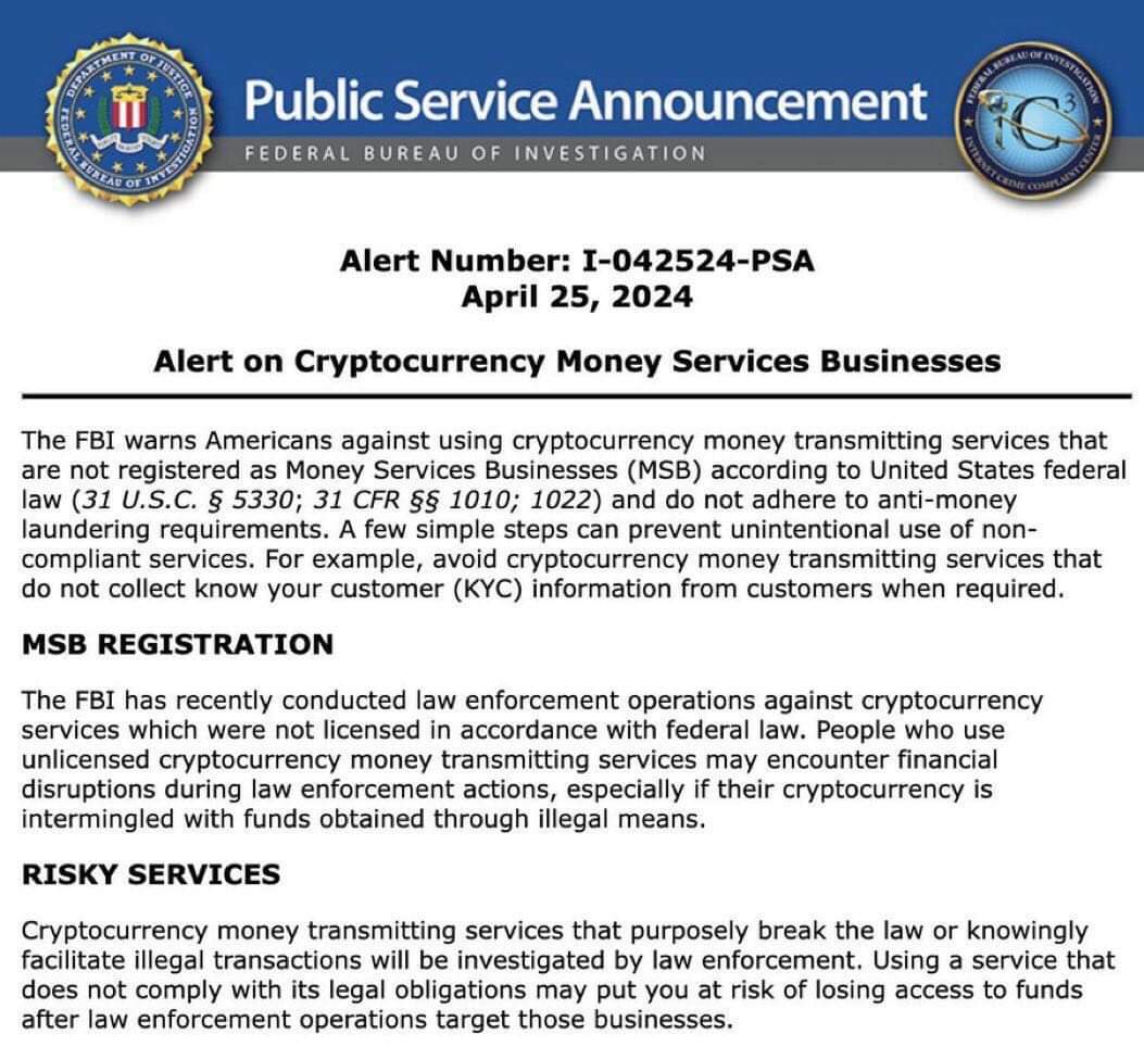 News pi 24/7🔜🆘️🌍🏛
🆘️❌️
The US FBI warns people not to use digital currencies that have not been #KYC approved

 With #Picoin, more than 10 million people have successfully KYCed and millions of digital #wallets have successfully transferred Pi money.

 With this warning…