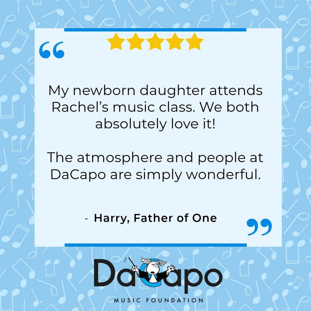 DaCapo Music Foundation (@dacapomusic) on Twitter photo As part of our new 33 Campaign, we have been encouraging our families to leave us feedback/Google reviews - here is one of our most recent ones. If you haven't yet, please leave one! As part of our new 33 Campaign, we have been encouraging our families to leave us feedback/Google reviews - here is one of our most recent ones. If you haven't yet, please leave one!