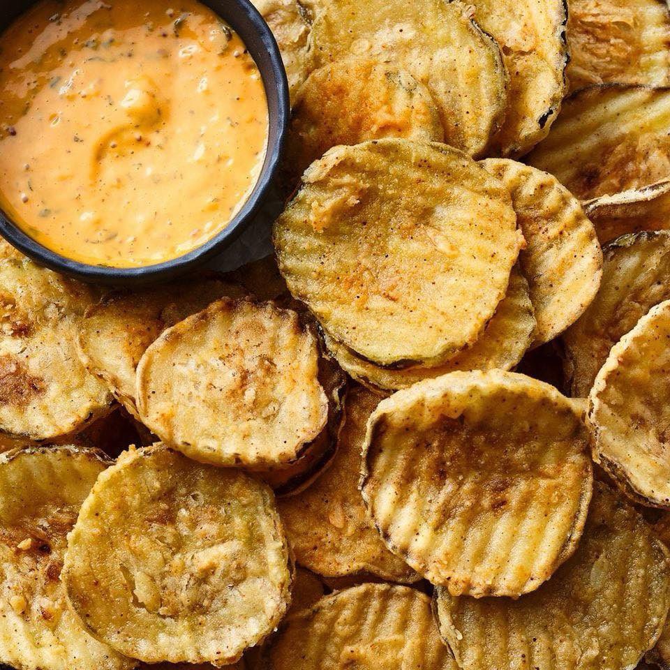 Chase finished 5th at Dover, that means: FREE fried pickles for you today (4/29)! 🏁 #di9 *Offer available for dine-in only at participating locations. One per person. Beverage purchase required. Other restrictions may apply.*