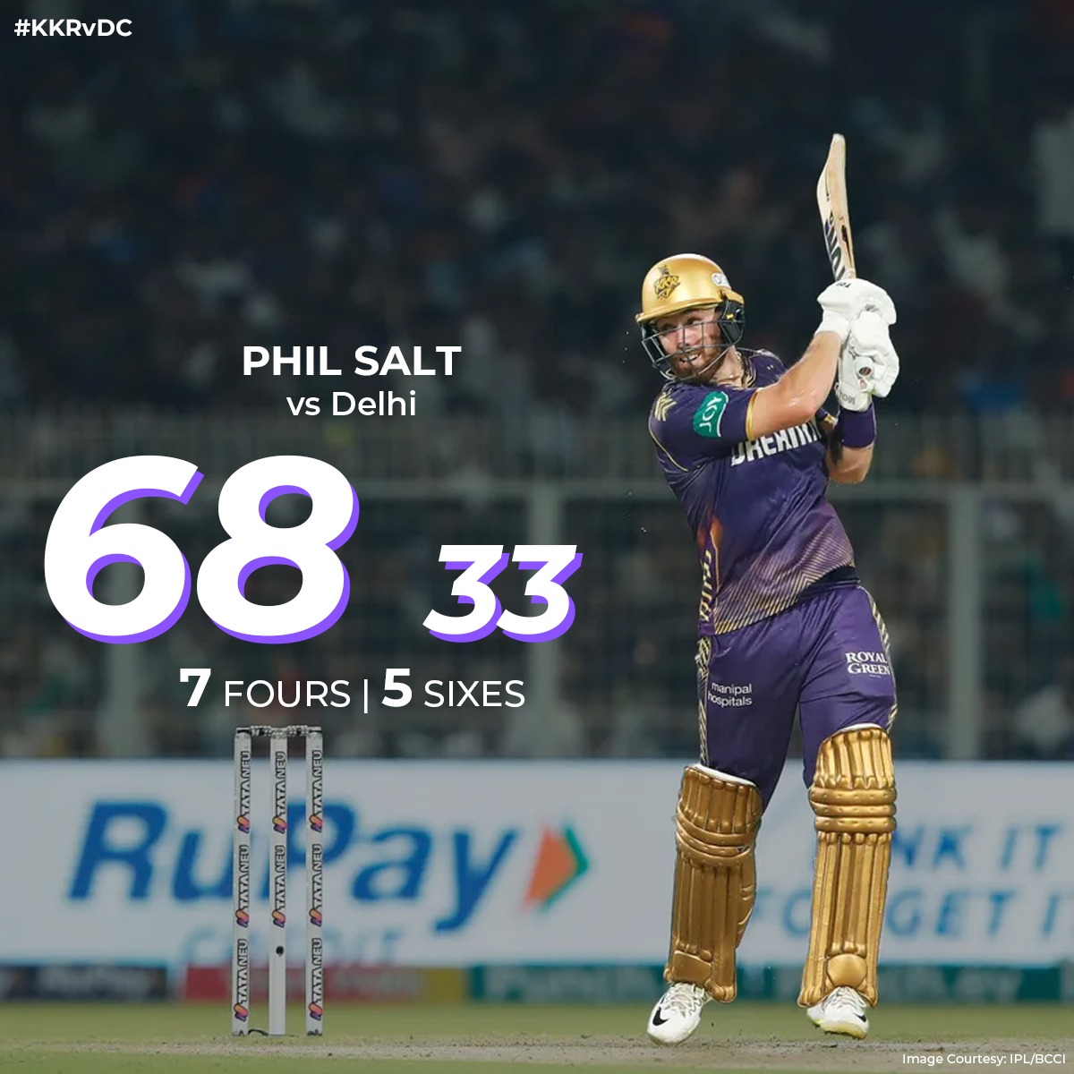 Salt didn’t show any respite to his ex-franchise 🔥 #KKRvDC #IPL #IPL2024