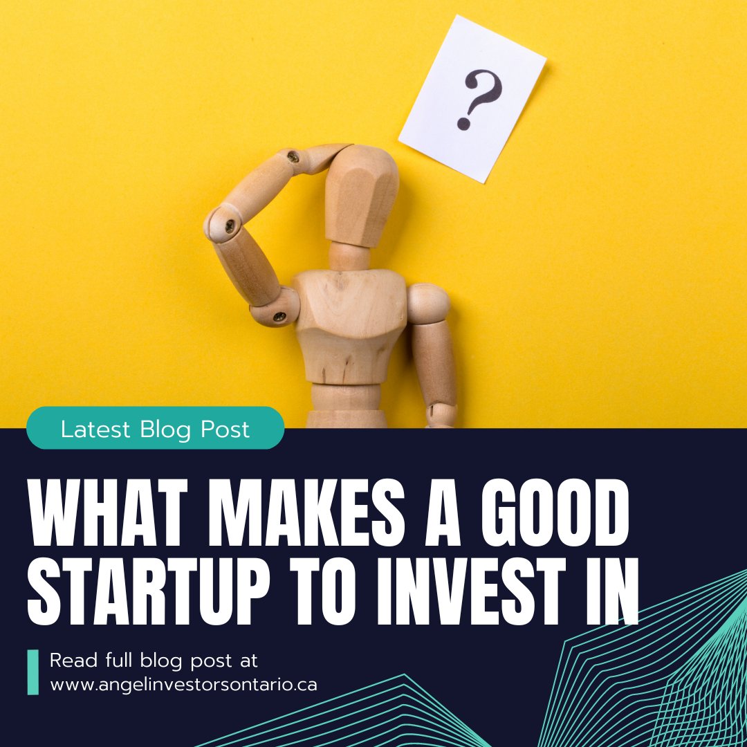 Discover what makes a startup a good investment💡⁠
⁠
This value-packed blog post is part of our 'Angel Investing 101' series that illuminates everything you need to know to drive right in! A must-read!👉️ shorturl.at/hiAUY

#AngelInvesting #OntarioAngels #Startups #Blog