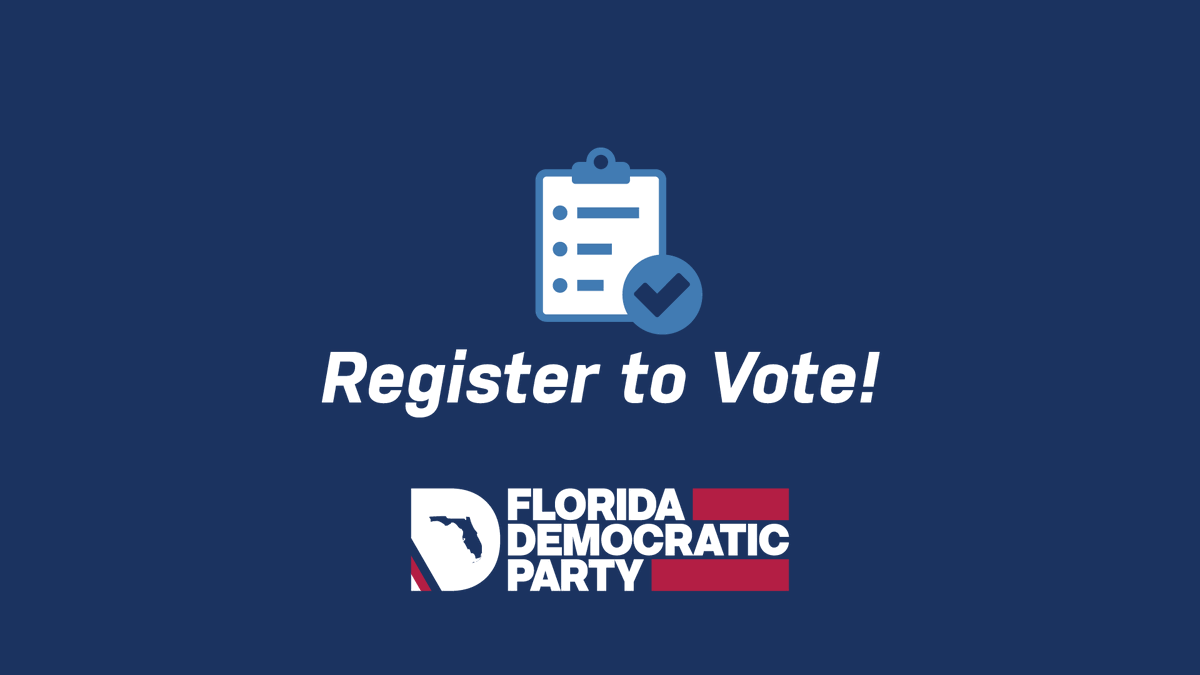 Register to vote today, it only takes a few minutes! This November Floridians will vote on Reproductive Rights (Yes on 4), and Recreational Marijuana (Yes on 3). registertovoteflorida.gov/home
#TakeBackFL #YesOn4 #YesOn3