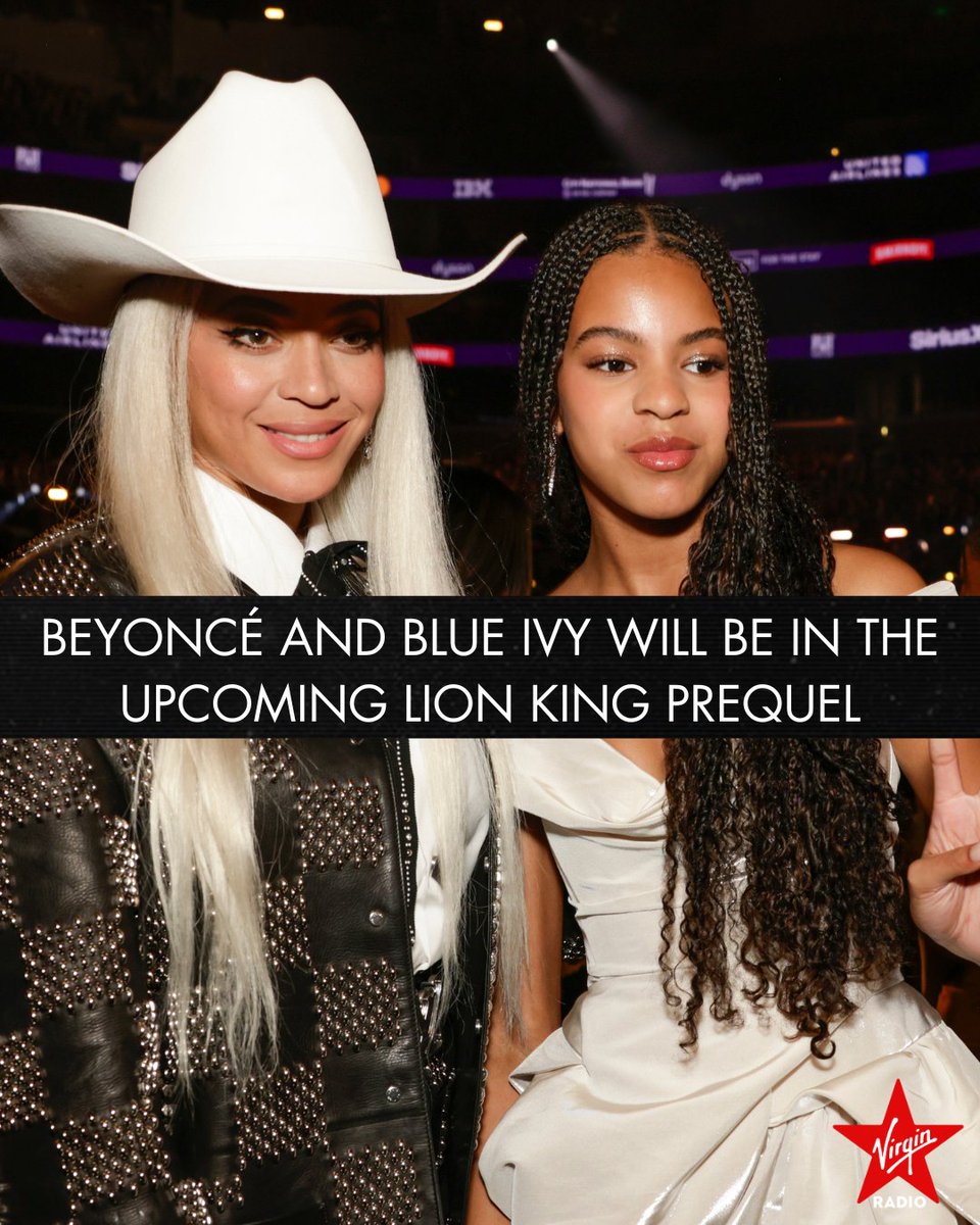 Mufasa: The Lion King is a prequel to the 2019 live-action Lion King. Beyoncé will once again play Nala, and Blue Ivy will voice Kiara, the daughter of Simba and Nala. Mufasa: The Lion King is out in theatres on December 20th. 📸: Getty