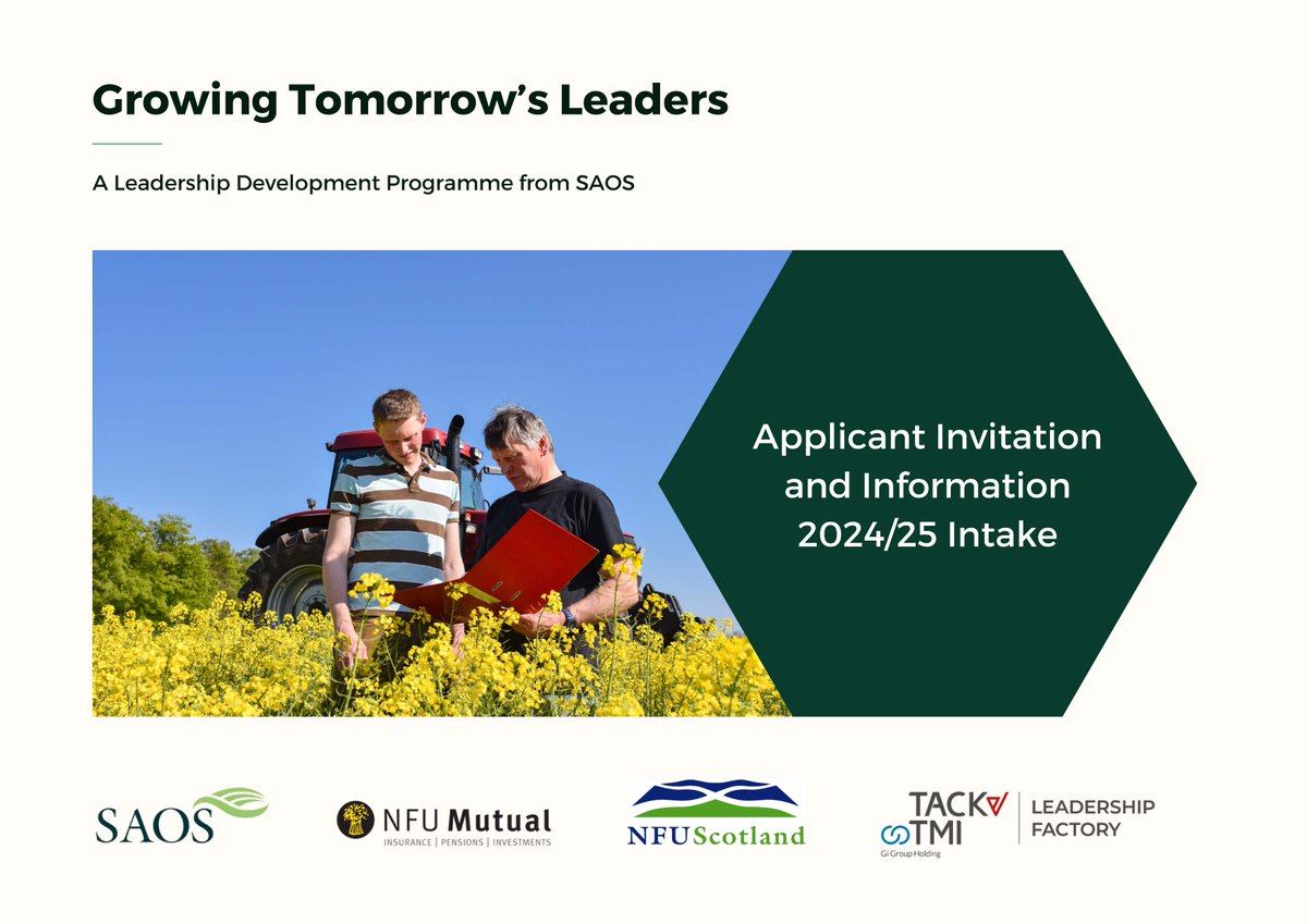 Applications for the '24/25 Growing Tomorrow's Leaders development prog close this Friday (3 May). If you're up for exploring new thinking and developing your leadership skills to help tackle challenges today and in the future, find out more and apply now: saos.coop/events-and-tra…