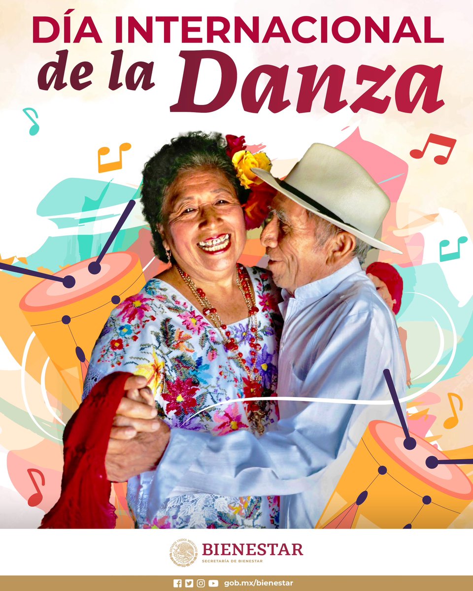 La #danza es el arte que nos mueve y nos conecta a un #bienestar físico, emocional y social. ¿Te gusta bailar?

#DíaInternacionalDeLaDanza
#PrimeroLosPobres