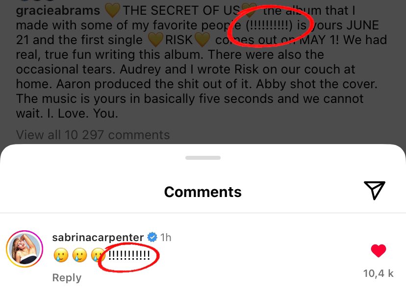 what if sabrina is featured on the secret of us… walk with me…