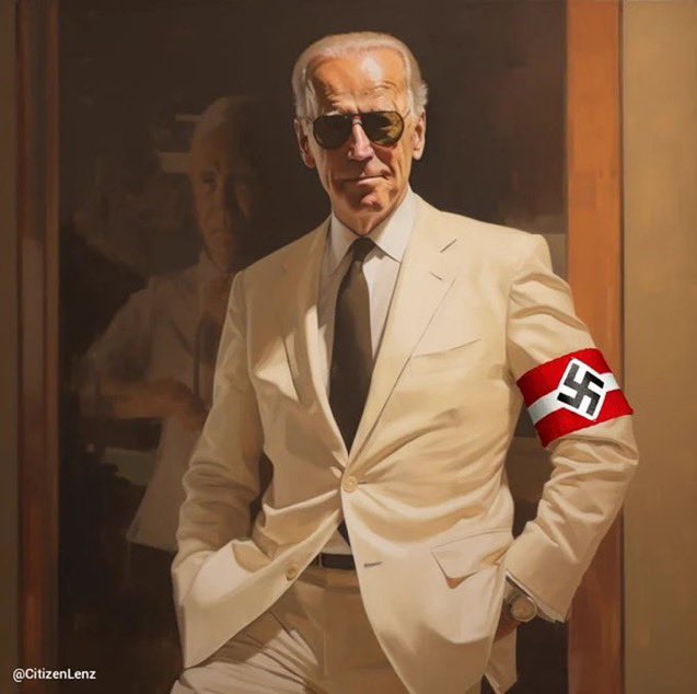 Joe Biden is the LBJ of today. He will be driven from office by students protesting the #GenocideJoe he has become. 
#BlueMaga is the Nazi party of today. Stop ignoring the killing.