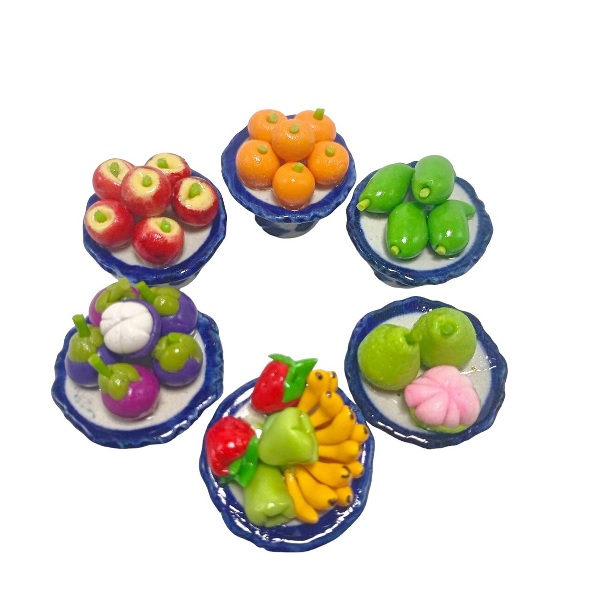 Check out Dollhouse Miniature Mixed  6 Plates Ceramic Tropical Fruits Set Kitchen Worship #DollhouseMiniatures #KitchenDecor #TropicalFruits #Handcrafted #CeramicPlates #ThailandMade ebay.com/itm/2764446581… #eBay via @eBay