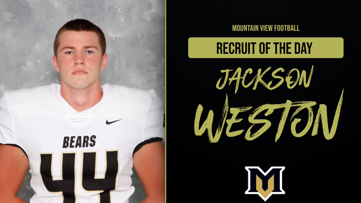 Our recruit of the Day is rising senior Jackson Weston! @JacksonWeston44 has put in the work to be an IMPACT player on both sides of the ball in 2024. He is a high character ILB and fullback. He will PRODUCE energy & stats. Come see him & ALL of our guys in action on May 1, 3:30.