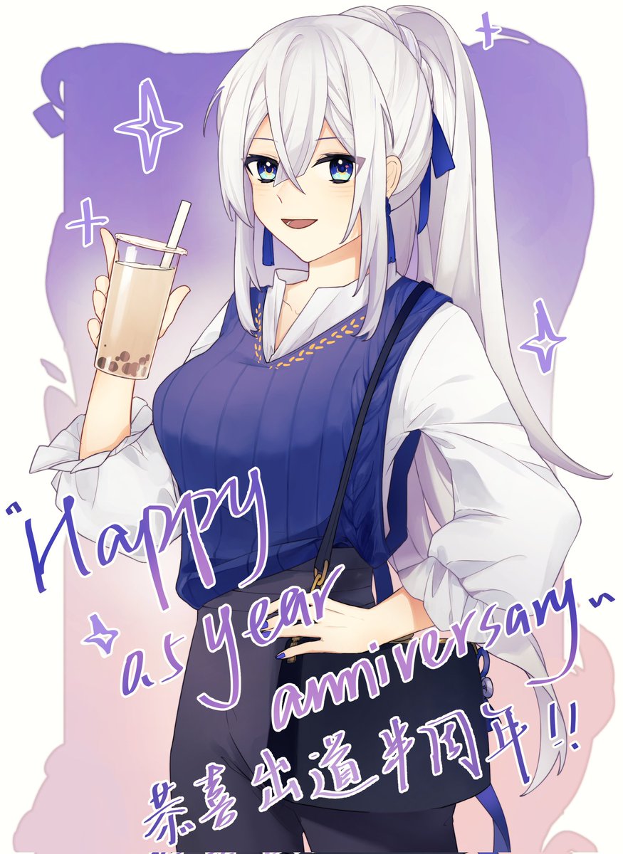 祝贺vivi出道半周年！来迟了，这里是贺图，请用~#VictoriousArt