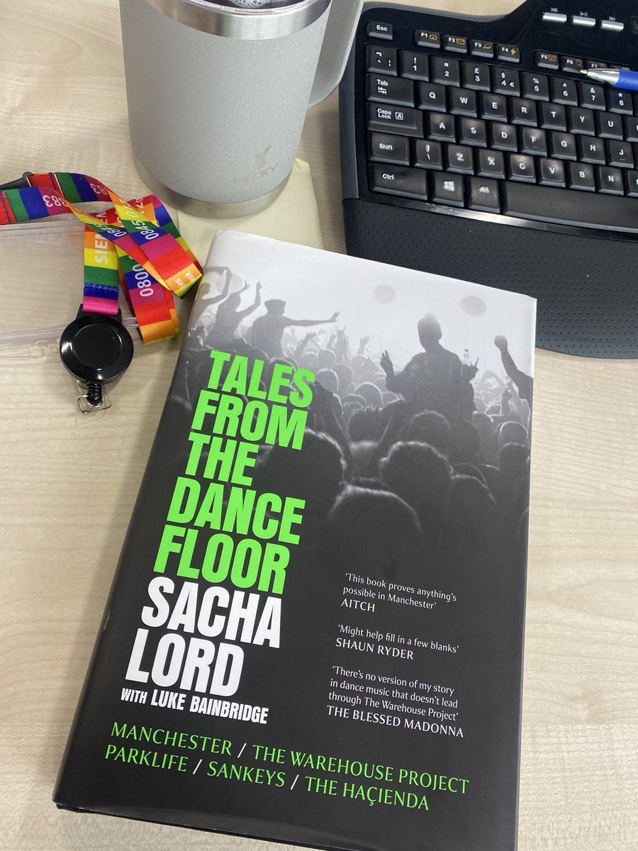 #TalesFromTheDancefloor #NotBalearic @Sacha_Lord so far so good! Might pop in for a little signature next week 🖊️