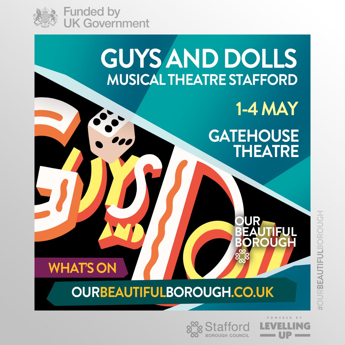 The legendary #MusicalTheatreStafford mark their 100th anniversary of performing at @Staff_Gatehouse 1-4 May with the iconic musical 'Guys And Dolls' – considered by many to be the perfect musical comedy: tinyurl.com/2bexzc4y #NightsOut #PerformingArts #OurBeautifulBorough