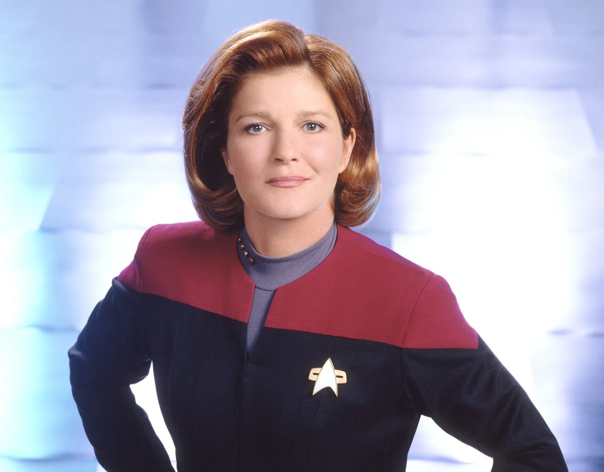 It’s Kate Mulgrew! Happy Birthday, Kate! You were fantastic alongside Pierce Brosnan in The Manions of America, and we loved you in Star Trek: Voyager!