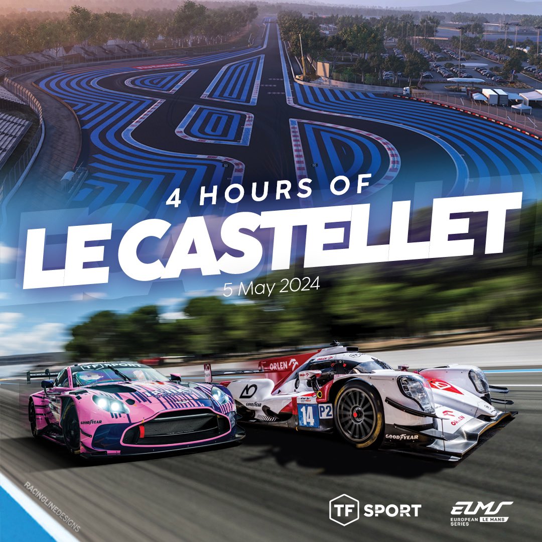 Another week and another chance to show off a new race poster! @OfficialTFSport @EuropeanLMS Le Castellet for this coming weekend!