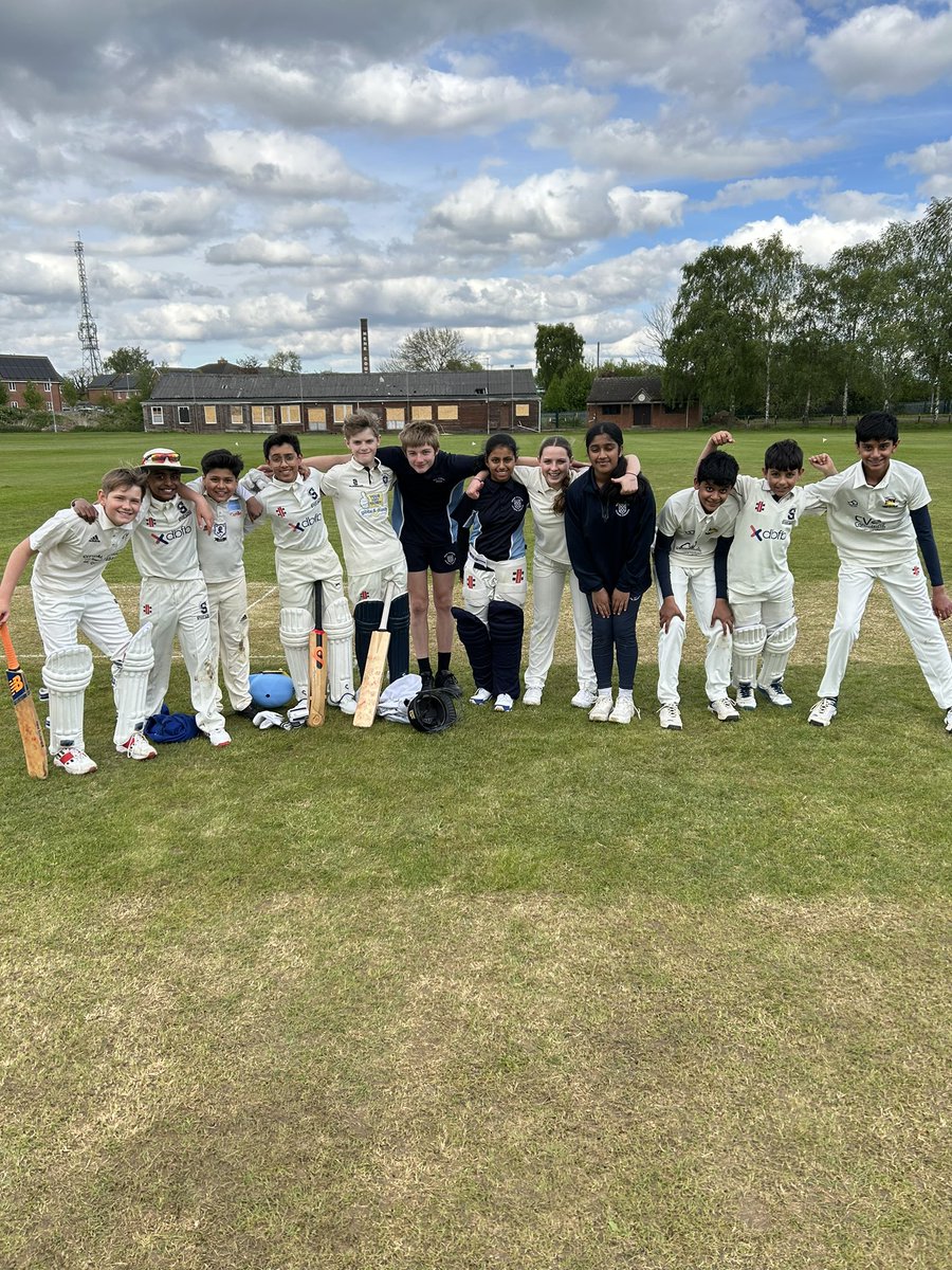 Well done to the U13 Cricket Team who won convincingly vs Wellingborough school in the first round of the R66 league. Some real talent on display with the bat and the ball. They now play Latimer tomorrow to hopefully maintain their winning form 🏏