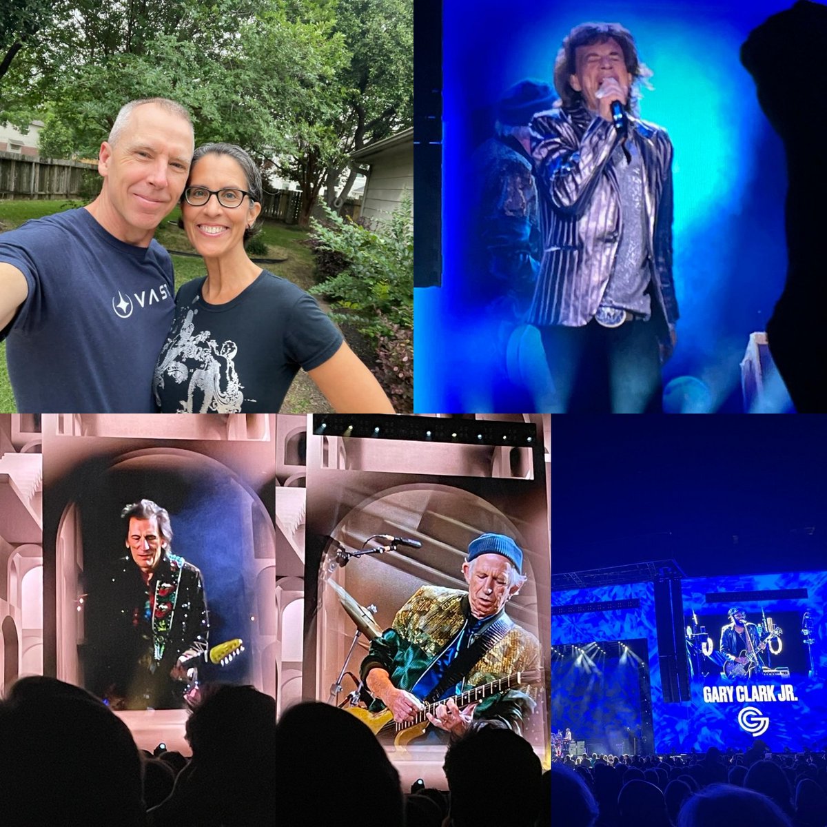 Thank you, @RollingStones, for kicking off your tour here in Houston. We danced & sang all night. Phenomenal night. Loved every second of it. Treat to get to see/hear @GaryClarkJr play! Great choice. Sorry to miss you during your #NASA tour. ❤️🚀🎸🎶 #grateful #StartMeUp #pinchme