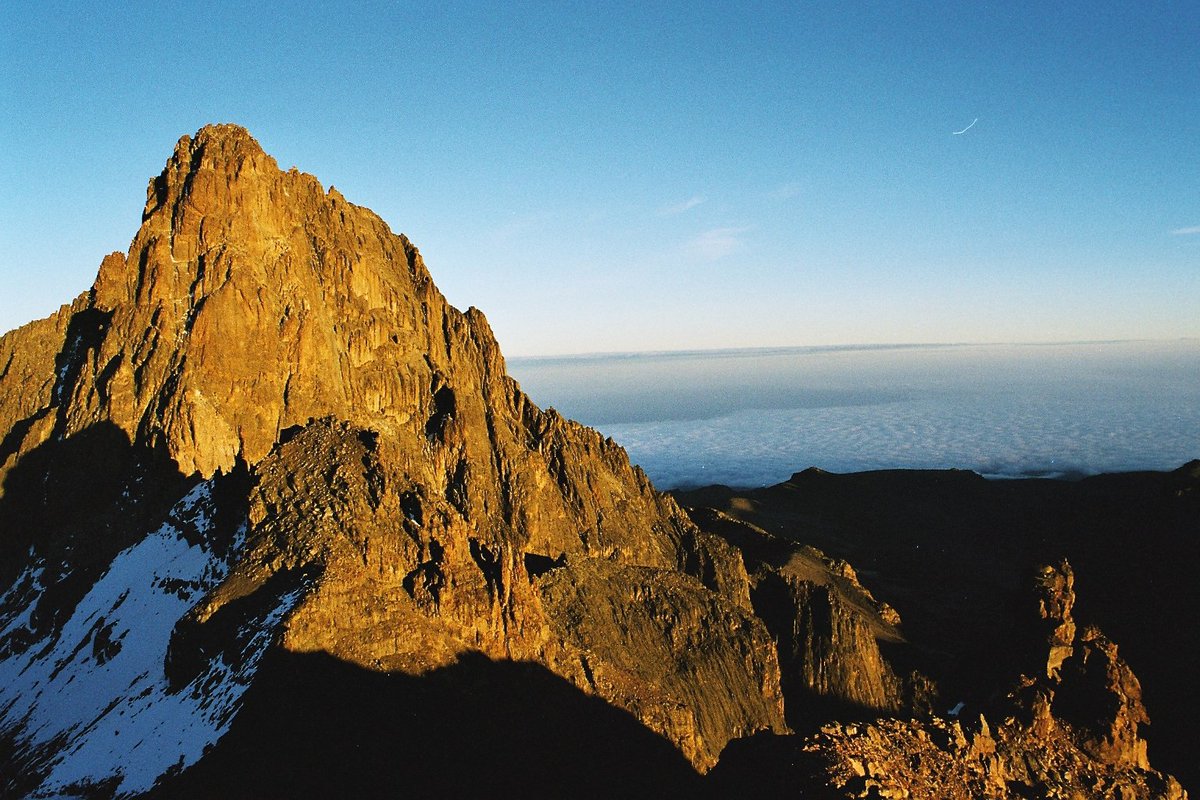The majestic Mt. Kenya never ceases to amaze me! Its towering presence reminds us of nature's enduring strength. 🏔️ #EarthAppreciation #EarthDay #ProtectOurPlanet