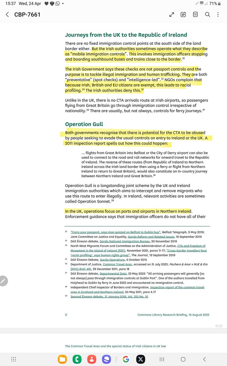 @DerrickBerthel1 @CeeMacBee They have always done this intermittently. They don't like talking about it because even recognising that the border exists is a sore point in (the Republic of) Ireland which is why they insist these are not passport controls.