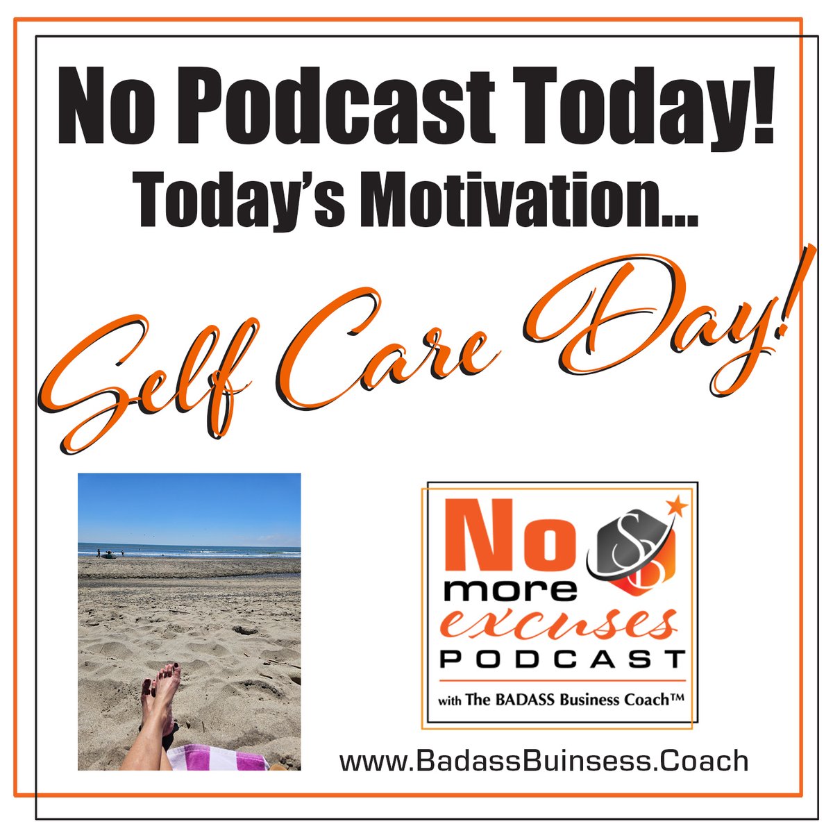 GONE BEACHING!

After last week's LONG week out of town for meetings, prospecting, re-conneting and a little stomach-bug and a 3-hour flight delay, I'm taking today for ME!

See you all next week!

#Selfcare #businesscoach #thebadassbusinesscoach #sandi #ballard #goals #success