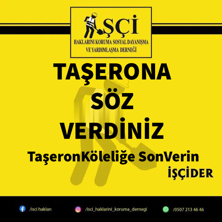 KamuKatib's tweet photo. Taşeron işçilerine verdiğiniz sözü tutunuz
TaşeronKöleliğe SonVerin 
@RTErdogan 
@isikhanvedat https://t.co/dCxI2LQggU