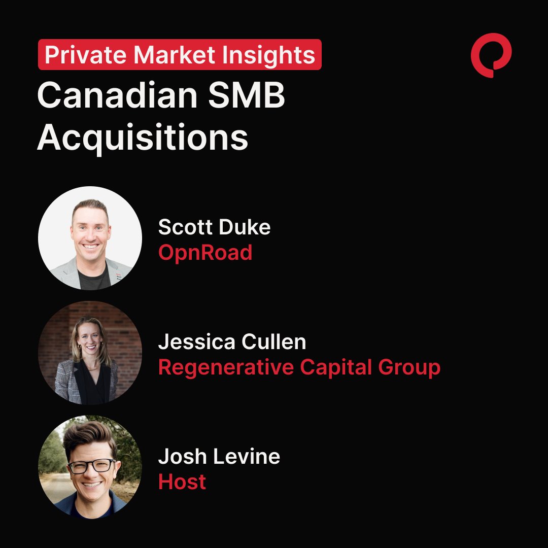 Happy Monday #smbtwit! As I mentioned in our @privatemarket Insights episode on Thursday, we have part 2 of our International M&amp;A series coming 5/2 at 3:00 CT. I'll be interviewing top M&amp;A advisor <a href="/thehappydealmkr/">Scott Duke</a> and searcher/triathlete Jessica Cullen about search in #Canada 🇨🇦