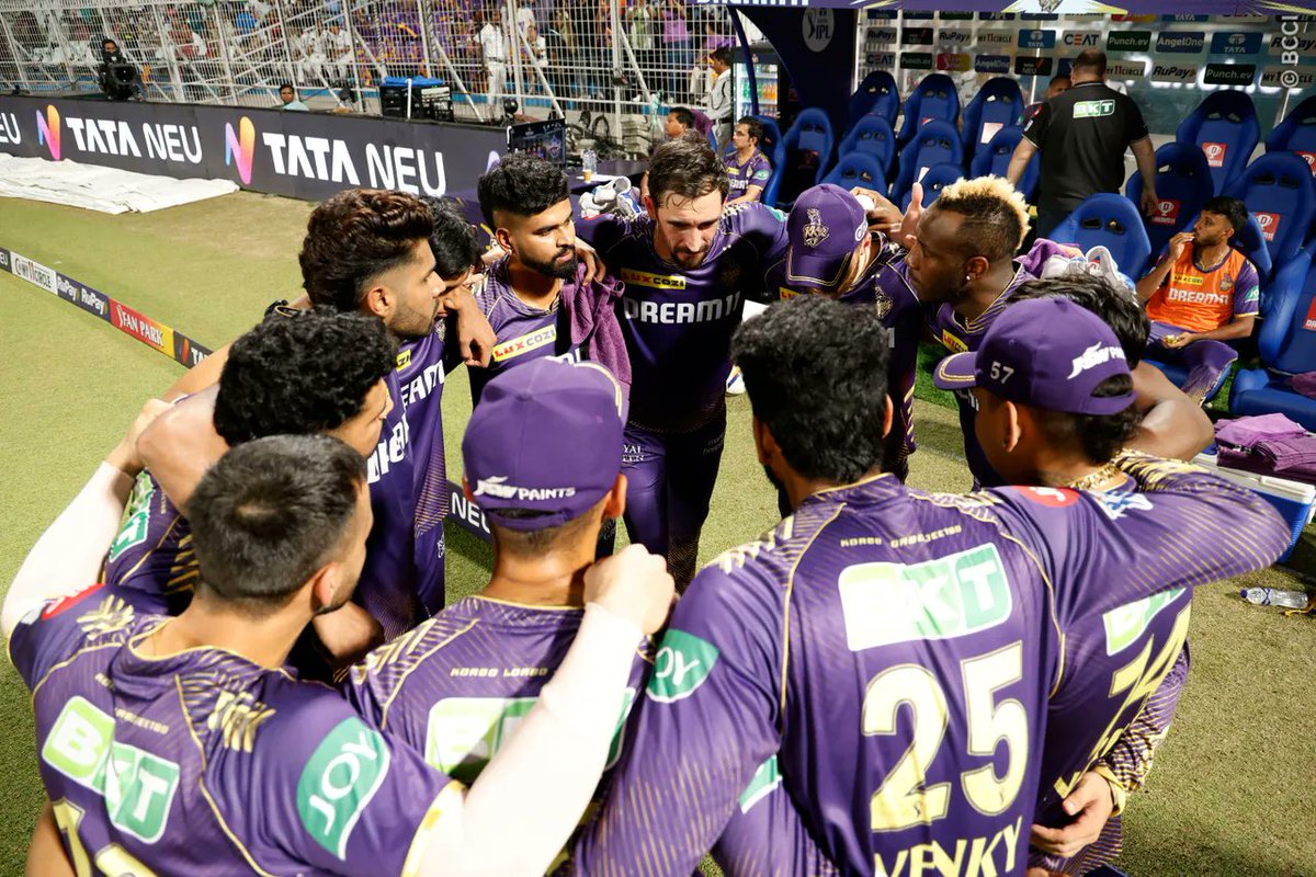 SIXTH WIN FOR KOLKATA KNIGHT RIDERS IN IPL 2024. 🔥

- Iyer & his boys are sealing the 2nd spot...!!!!