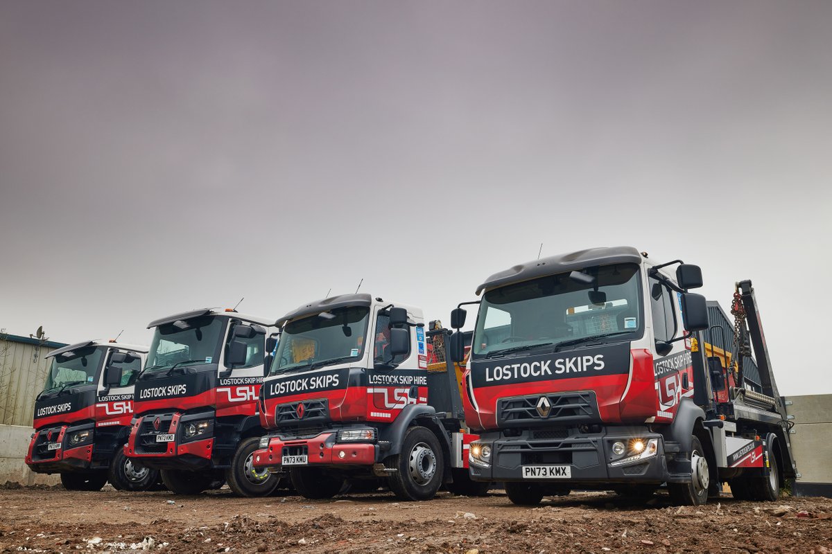 Supplied by JDS Truck & Van, two C440 8x4, one D12 Low 4x2 and one D18 High 4x2 have been added to Lostock Skip Hire’s fleet; the first Renault trucks for the family-run waste disposal and recycling specialist. Read more 👉 bit.ly/4dajXOg