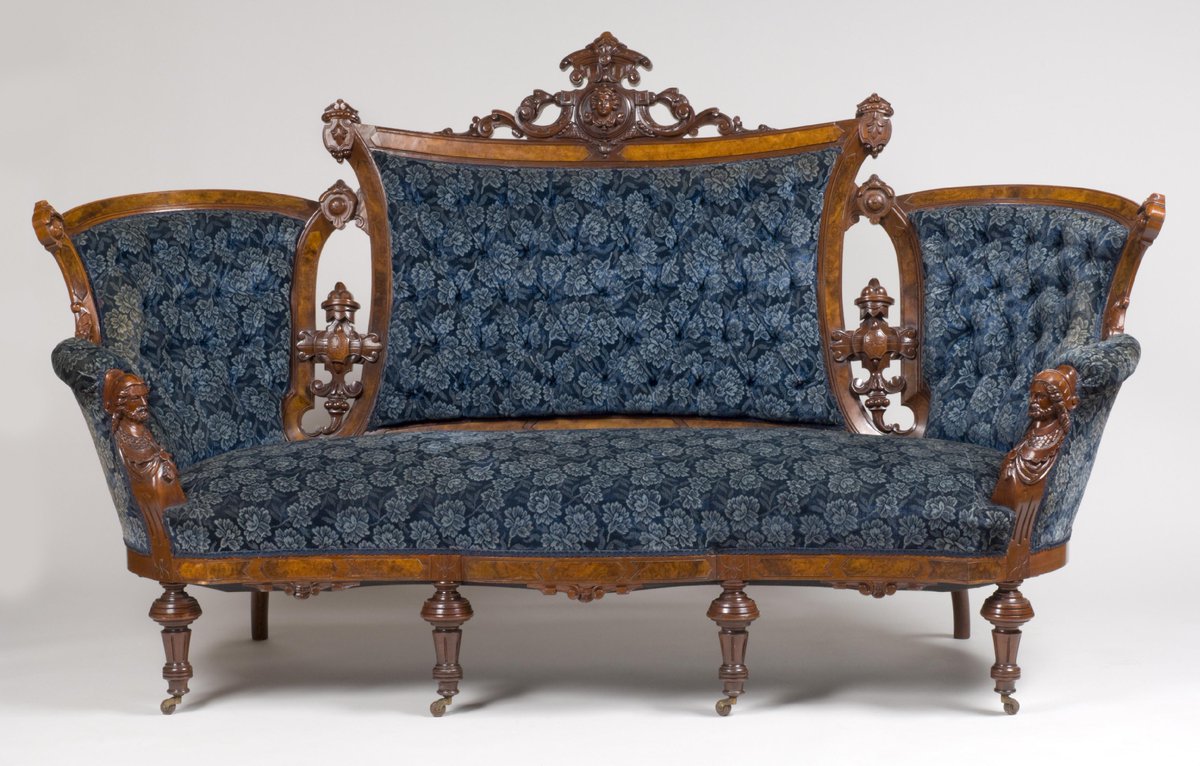 Sofa, 1855-70. Philadelphia Museum of Art.