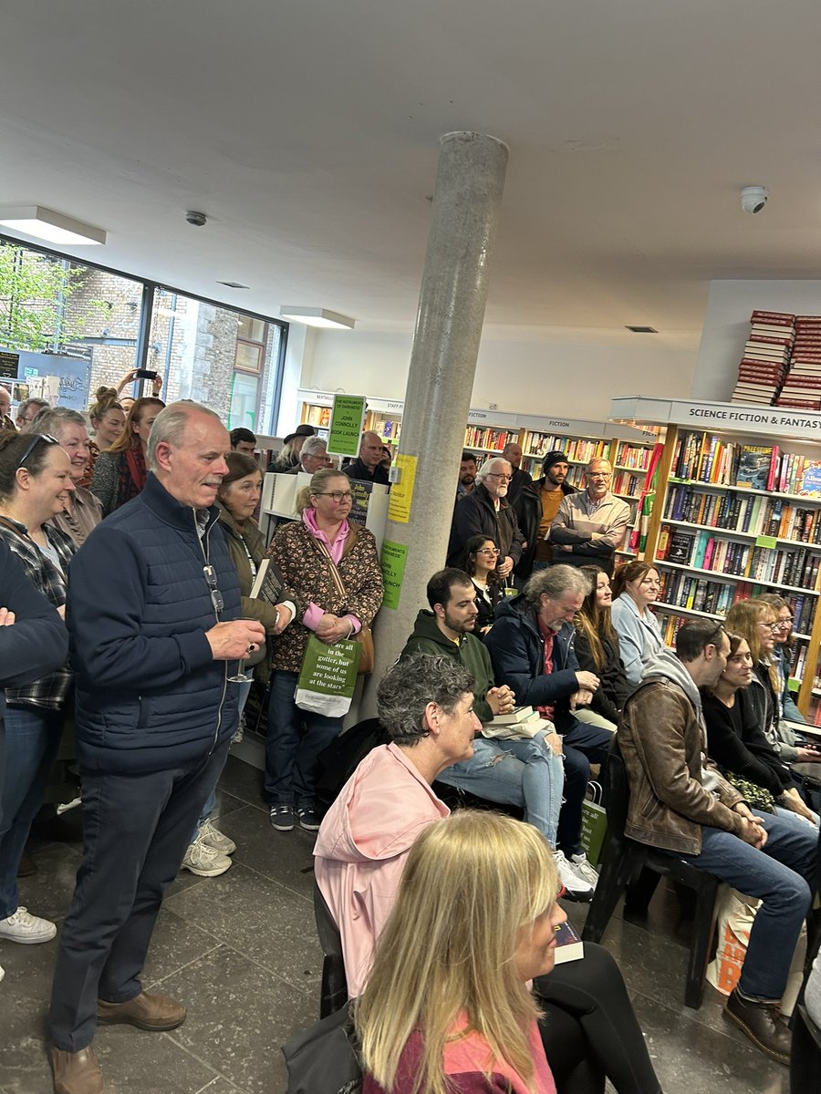Thanks to @gutterbookshop for hosting @jconnollybooks launch of #TheInstrumentsofDarkness @HodderBooks . As usual a wonderful crowd of readers out to support their favourite author!