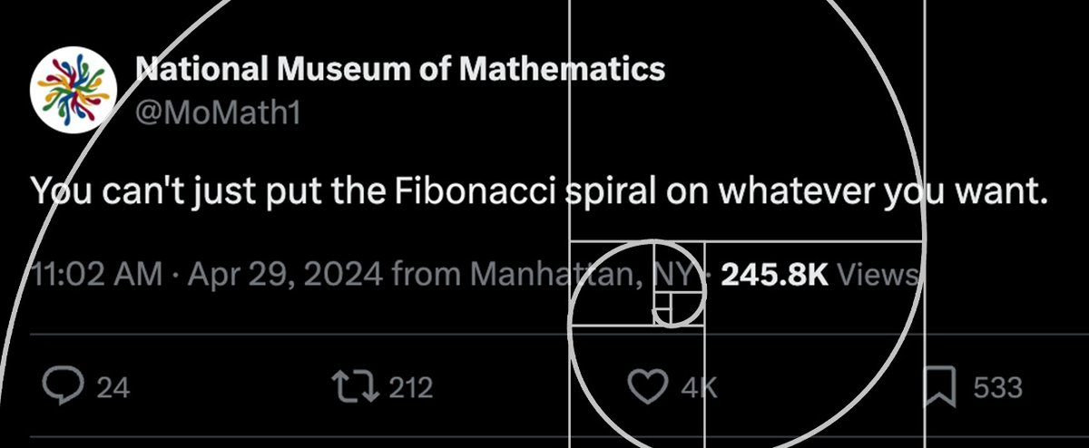 National Museum of Mathematics (@MoMath1) on Twitter photo 2024-04-29 17:31:22