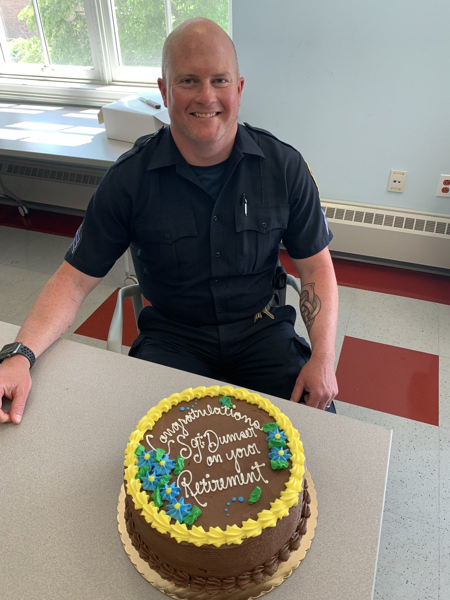 Congratulations to Sgt Dumser on his retirement!