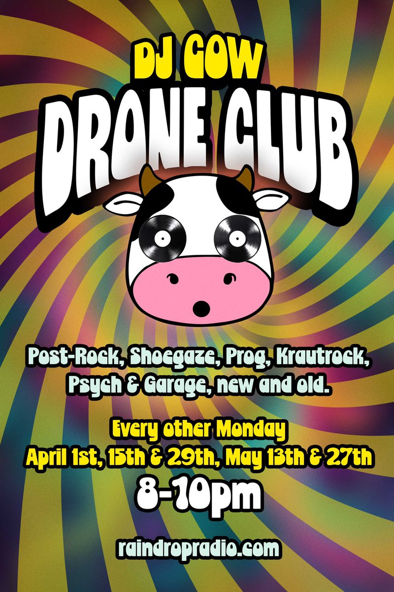 DJCowBrown's tweet photo. Back again and droning on from 8pm (GMT) tonight. Only on @Raindrop_Radio. https://t.co/Ld8BEqyTYZ