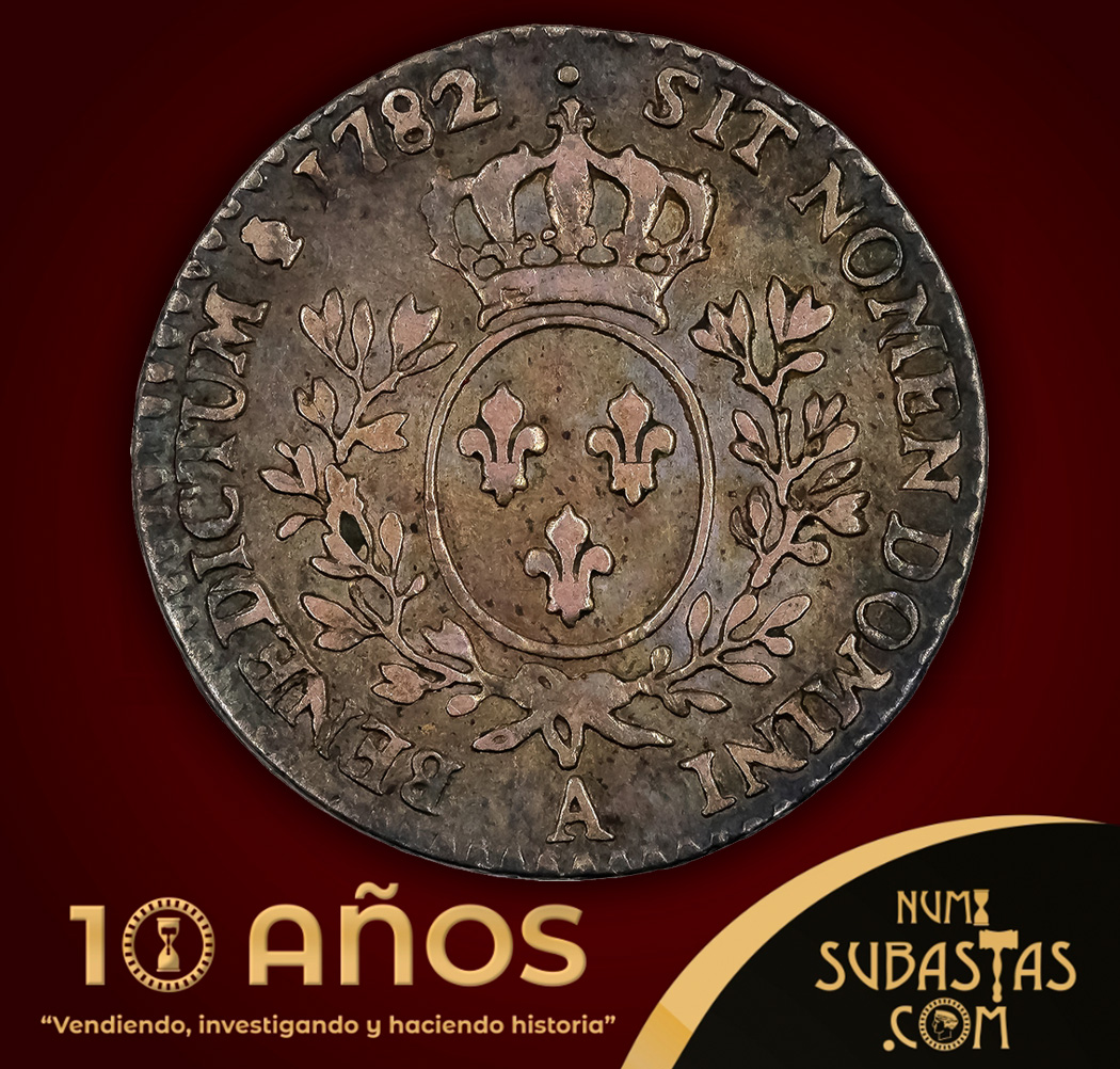 EN SUBASTA:
LOTE# 50-37
1/10 ECU ACUÑADO EN PARIS EN 1782 CON EL BUSTO DE LUIS XVI, ESCASA EN ESTA CONDICIÓN 
cutt.ly/AeqgKp43 
#Numisubastas #SubastaNumismatica #Coins #Coinnerd #Coleccionismo #Moneda #Coin #CoinCollection #CoinCollector #WorldCoins #CoinGeek