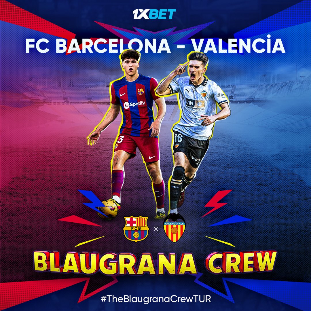 💙❤️ Blaugrana Crew'un eşsiz fırsatını kaçırmayın! Valencia'yla bu ay sonunda gerçekleşecek çekilişe bilet kazanmak için harika bir fırsat 🎫 📲 Katılın ve kazanın 👉 cropped.link/bcrew_tw #1xBlaugranaCrewTUR