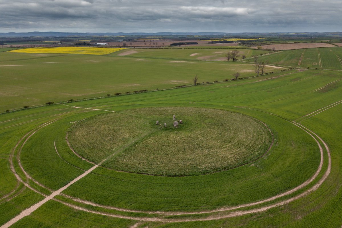 The early Bronze Age stone circle of Duddo Five Stones from the air.
#darrenclarkphotography #djimavicpro #dji #aerialphotography #aerialphoto #dronephotography #dronephoto #duddo #duddofivestones #duddostones #bronzeage