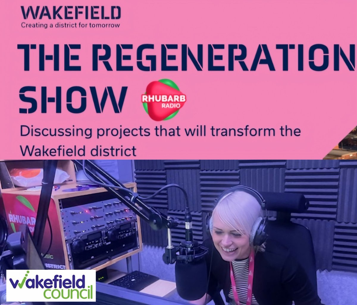 Regeneration isn't just about buildings, there is also human regeneration, and the latest Regeneration Show this Tues at 6pm, talks about how Wakefield Council supports its residents, and introduces people who have benefitted from Council initiatives. @MyWakefield