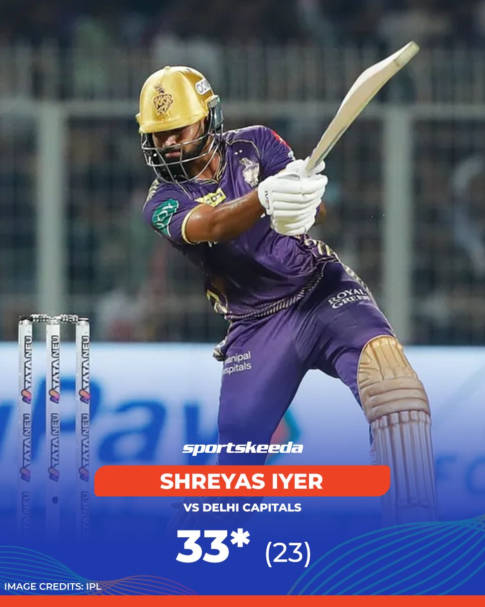 An unbeaten knock by the skipper, Shreyas Iyer! 🔥

#ShreyasIyer #KKRvDC #IPL2024