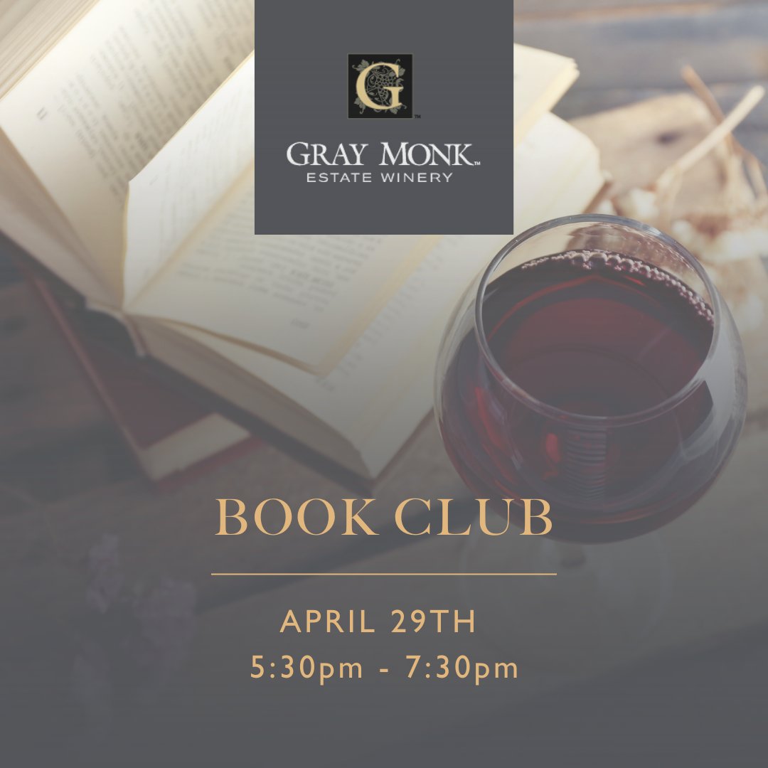 Join us tonight from 5:30-7:30 pm for our inaugural BOOK CLUB GATHERING! No need to have read beforehand, the focus is on connection and community. 

$15 at the door to participate (includes a glass of wine). Bring your favourite book to help shape future discussions!