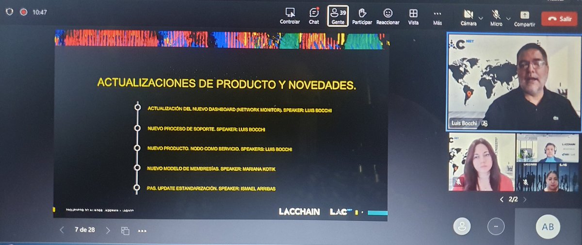 Biotokenworld's tweet image. Hoy compartimos otra reunión de Encuentro de Aliados #LacChain - #LACNet. Fortaleciendo el ecosistema #blockchain de #LAC junto a @LACChain @IDB_Lab 🌎✅️
#carbono #trazabilidad #inmutabilidad #transparencia #global #digital