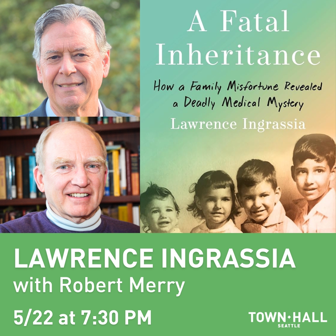 5/22 at 7:30 PM | Journalist Lawrence Ingrassia intertwines his family's medical history with groundbreaking cancer research, exploring the link between genetics and cancer. bit.ly/44b9Swz