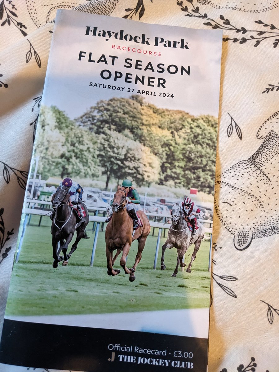 Would anyone like a copy of last Saturday's Haydock card? Perhaps your syndicate had a winner and you couldn't make it? Happy to post it out to you.