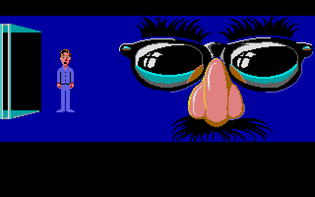 In Zak McKracken you rescue the world from stupidity. Aliens are slowly taking over by making people dumb with mainstream media, and this is part of their disguise It's a lovely point and click in the style of Maniac Mansion, LucasArts early days