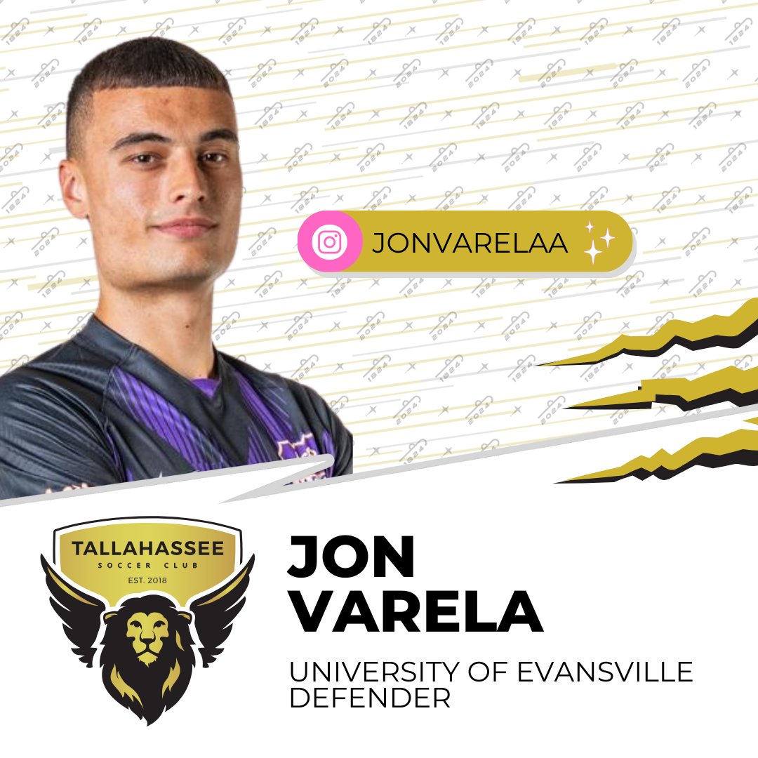 Welcome John Varela to the Battle Lions! The versatile defender played most recently at the University of Evansville. We look forward to watching him battle throughout the Gulf Coast with us this season. ⚔️🦁