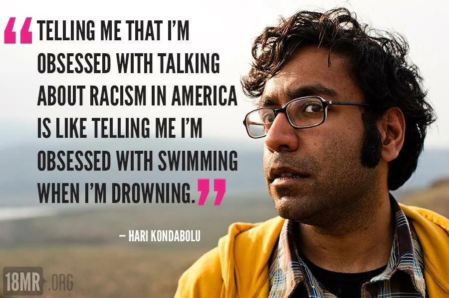 Best response, from @harikondabolu , to the argument that 'the way to stop discrimination on the basis of race is to stop discriminating on the basis of race.' (quote from Justice Roberts)