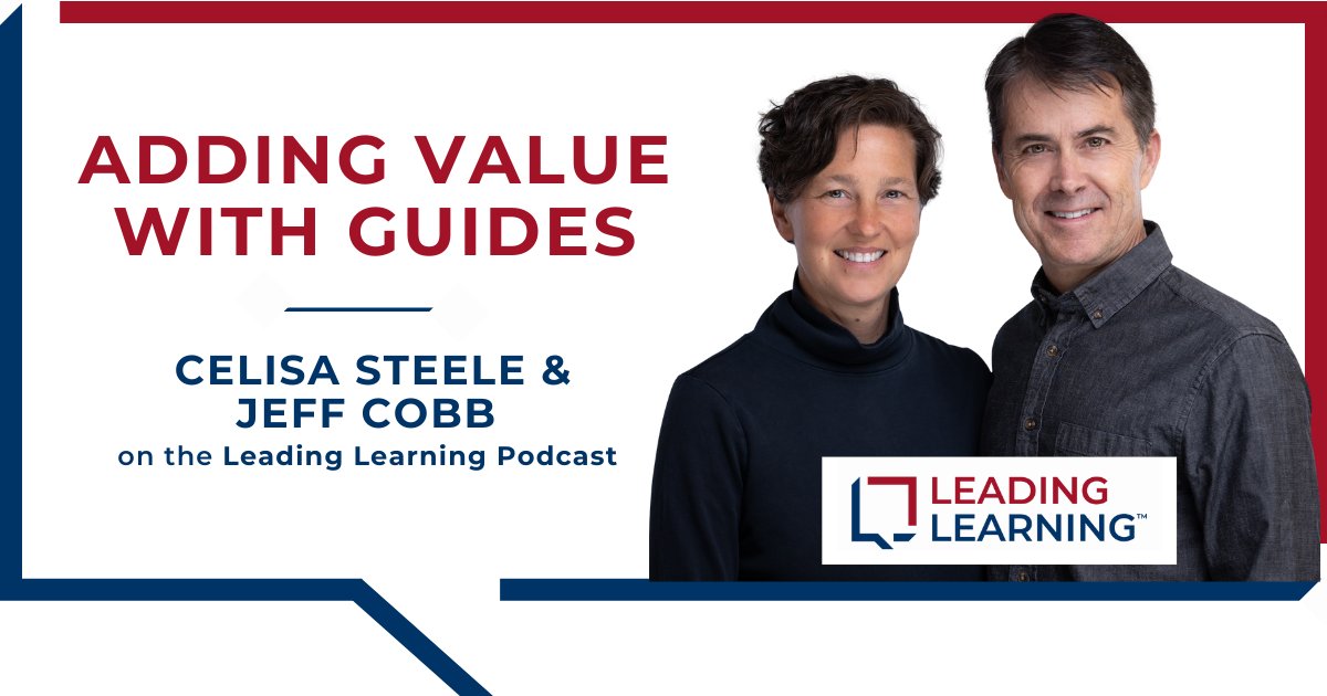 🎧 New on the #LeadingLearning Podcast:
 We draw on a recent guided trekking experience to offer 6 takeaways about the value of guides that learning businesses might apply as they work to better serve their learners. Listen now: 
leadinglearning.com/episode-407-ad… #learningbusiness