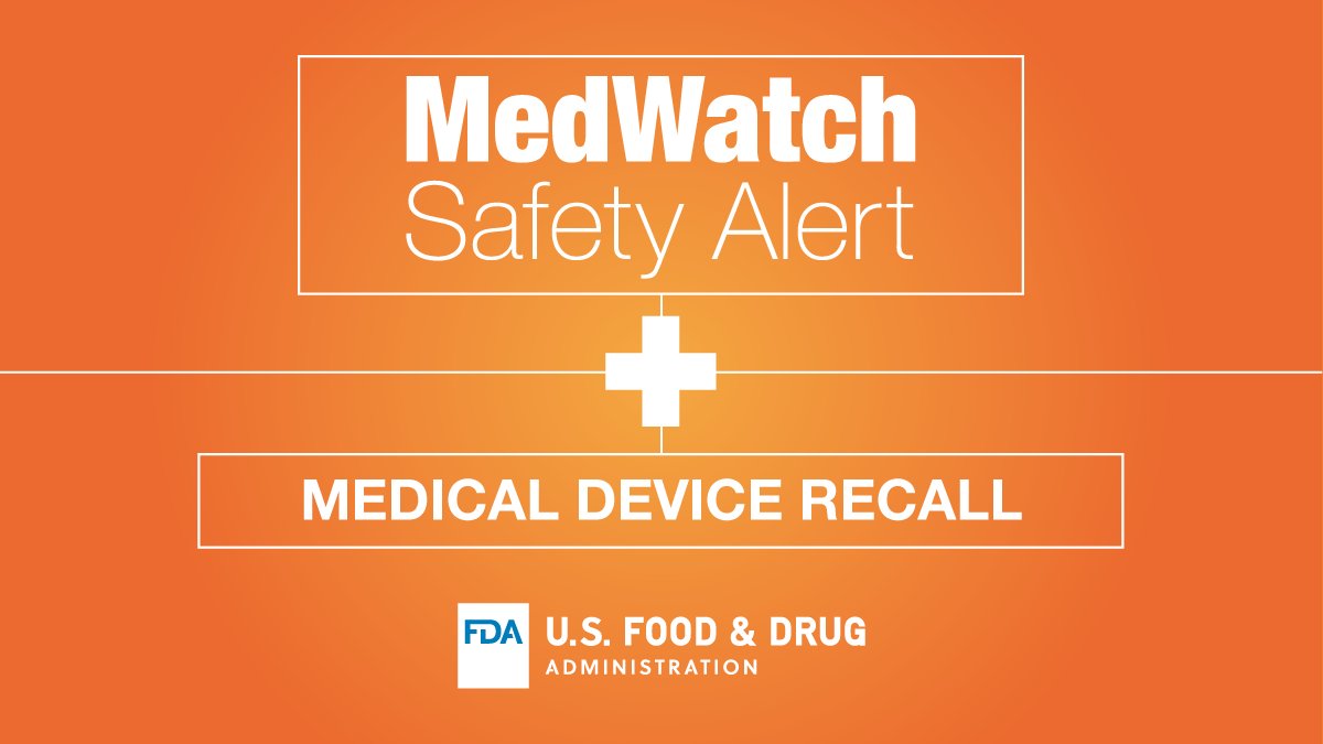 SonarMed Inc. Recalls Airway Monitors Due to a Software Anomaly Resulting in Failure to Detect a Partial Obstruction in 2.5mm Sensors and Up To 3mm Distal to the Sensor Tip fda.gov/medical-device…