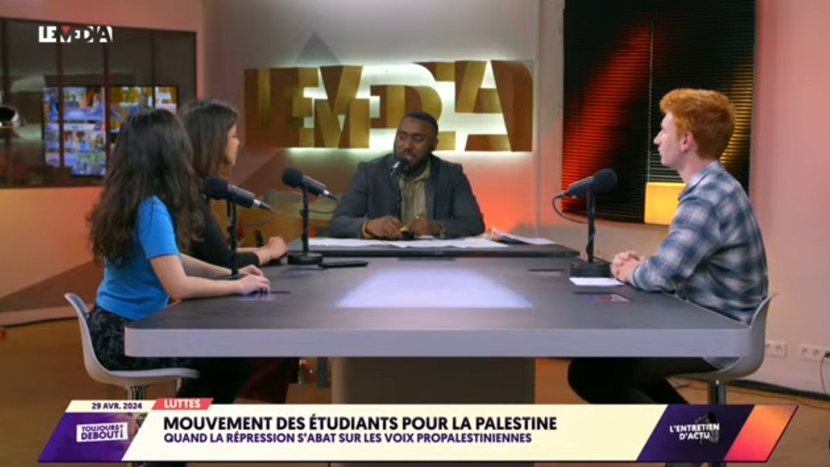 Non lutter pour le #CessezLeFeu à Gaza ce n'est pas de l'antisémitisme ! 

Très honoré d'avoir pu m'exprimer concernant la mobilisation à Sciences Po sur @LeMediaTV 🔥

Pour la paix, nous ne lâcherons rien.