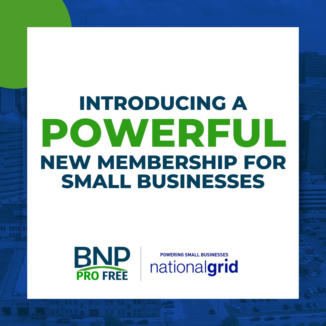 We’re proud to introduce, during #NationalSmallBusinessWeek, a powerful new tool designed for these pivotal members of our local economy. BNP Pro Free provides resources &amp; connections to fuel growth, generously supported by <a href="/nationalgrid/">National Grid</a>. Learn more: ow.ly/oexi50Rr73v
