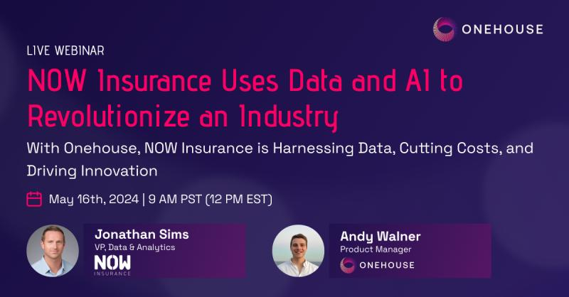 🪇 Do you want to shake up an industry?

🏅Choose Onehouse for the win!

⏳ Our webinar features Jonathan Sims of NOW Insurance, in conversation with our own Andy Walner. Sign up today!
onehouse.ai/resources/live…

#onehouse #opensource #nolockin #universaldatalakehouse…