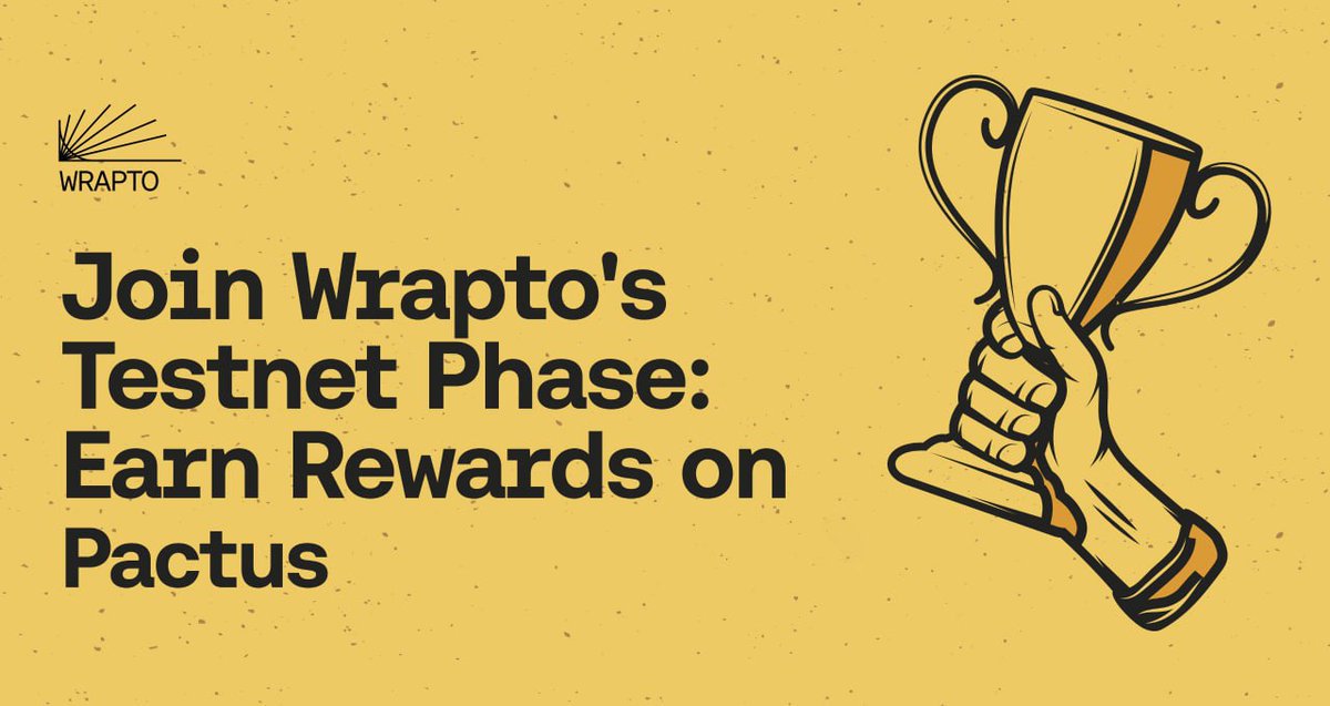 dezh_tech's tweet image. The Wrapto testnet phase with a prize pool of 2000 PAC
🚀 We are thrilled to announce the launch of the Wrapto testnet instance for Polygon (Amoy) to Pactus (Phoenix).
🔗 You can get more details and information on our discord:
discord.gg/qYu6qYfF